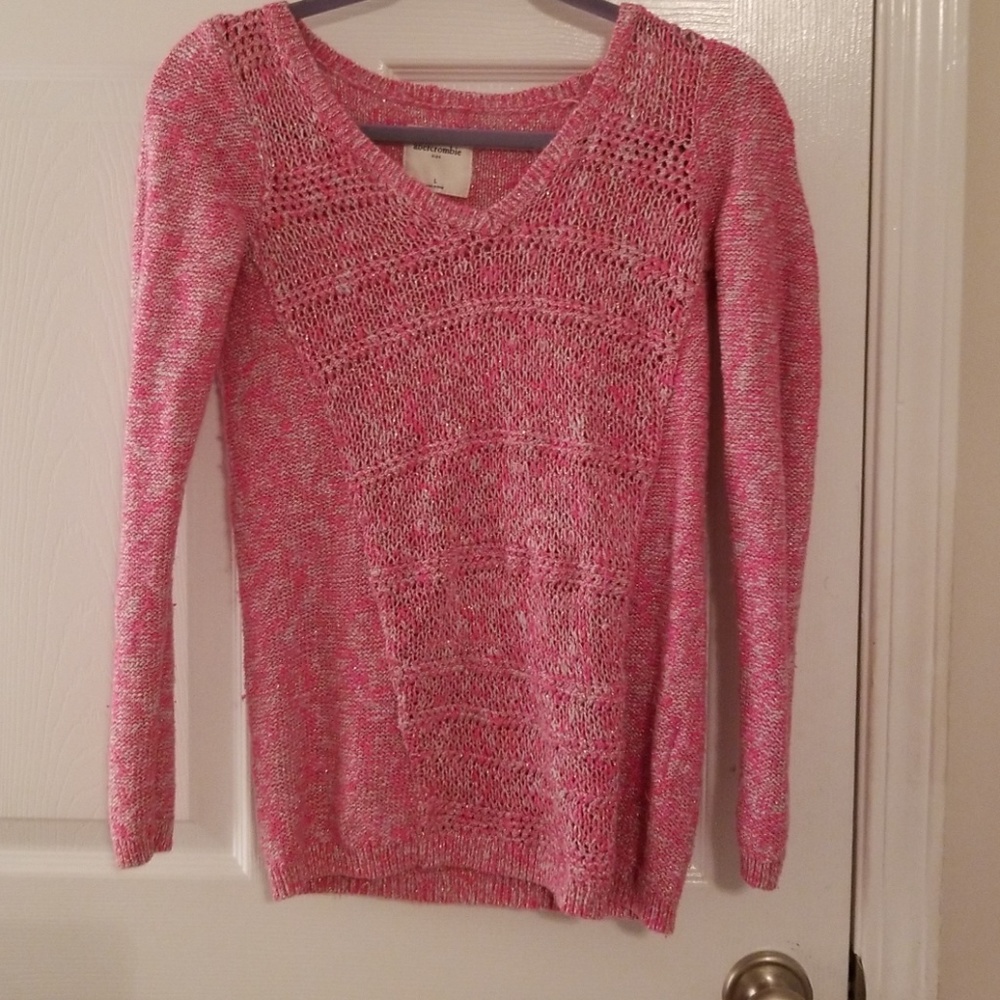 Abercrombie V-Neck Sparkly Sweater